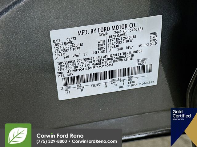 Certified 2023 Ford Edge Titanium AWD/4WD image 37