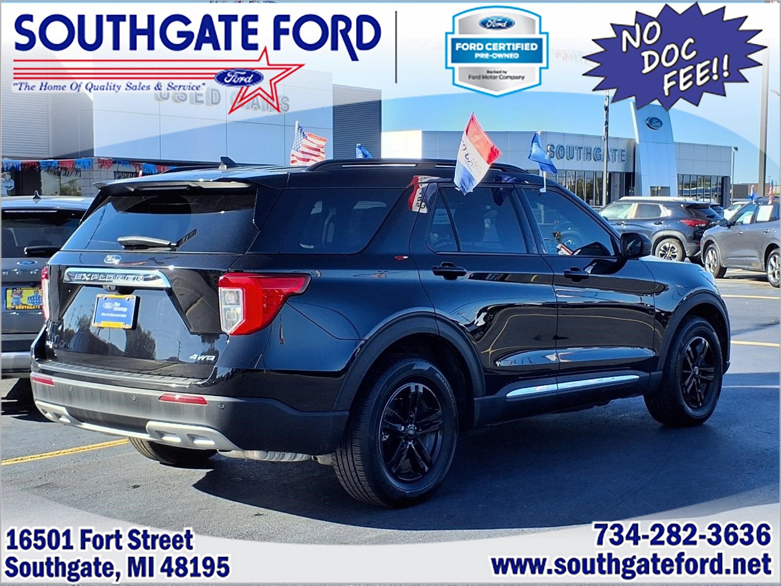 Certified 2023 Ford Explorer XLT w/ Equipment Group 202A AWD/4WD image 2