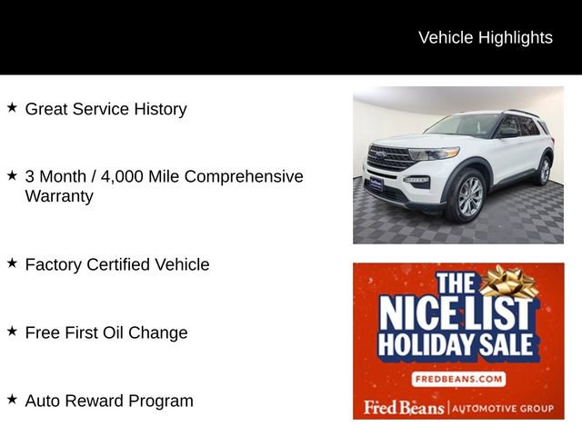 Certified 2022 Ford Explorer XLT w/ Equipment Group 202A image 3
