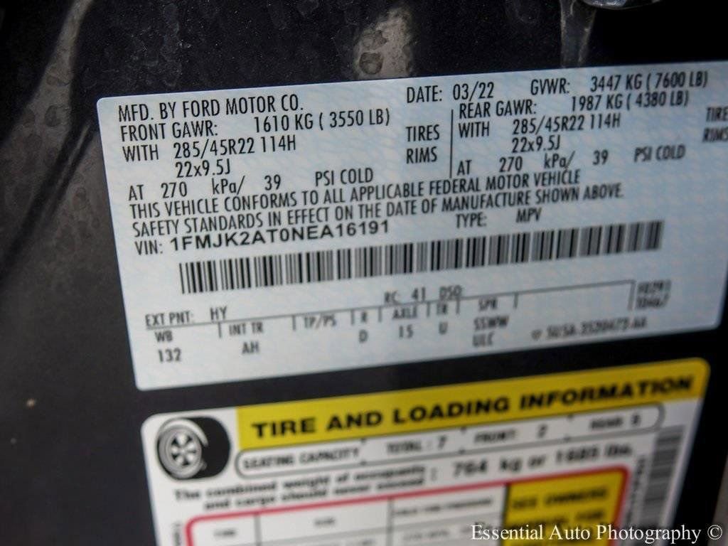 Certified 2022 Ford Expedition Max Limited AWD/4WD image 33