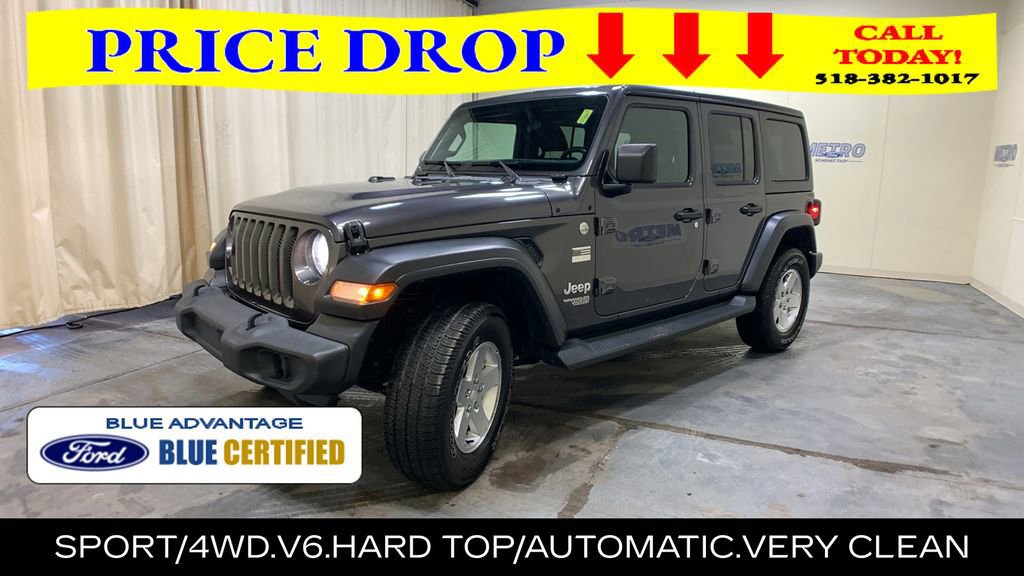 Used 2020 Jeep Wrangler Unlimited Sport S
