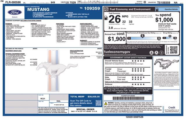 Certified 2026 Ford Mustang Premium RWD image 5