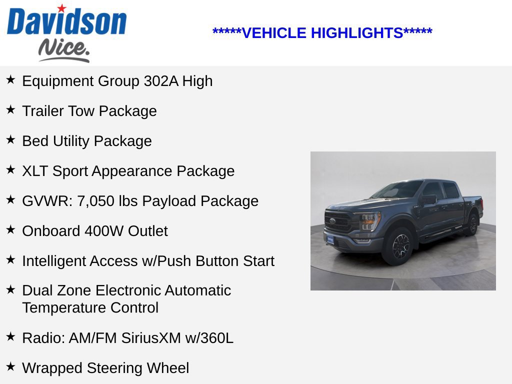 Certified 2023 Ford F150 XLT w/ Equipment Group 302A High AWD/4WD image 4