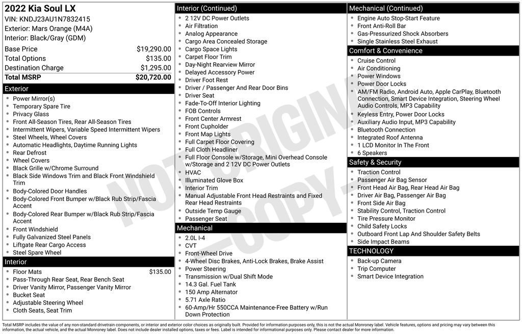Used 2022 Kia Soul LX image 12
