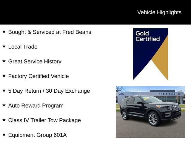 Certified 2022 Ford Explorer Platinum w/ Equipment Group 601A AWD/4WD image 4