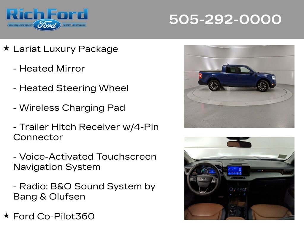 Certified 2023 Ford Maverick Lariat w/ Lariat Luxury Package image 22