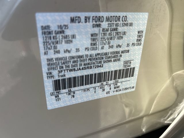 Certified 2025 Ford Maverick XLT w/ Equipment Group 302A AWD/4WD image 33