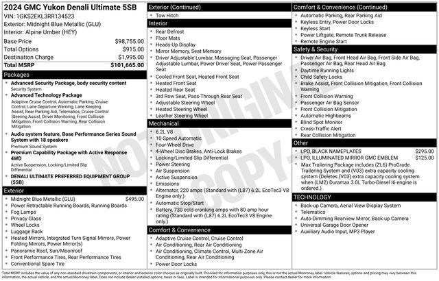 Used 2024 GMC Yukon Denali Ultimate image 9