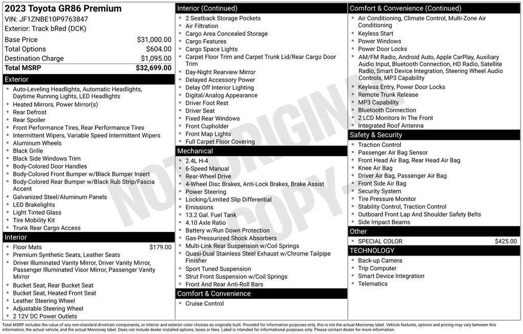 Used 2023 Toyota GR86 Premium image 33