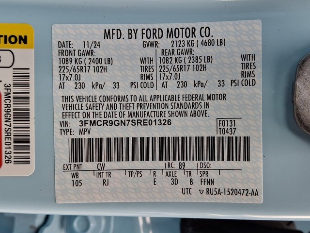 Certified 2025 Ford Bronco Sport Heritage w/ Convenience Package AWD/4WD image 28