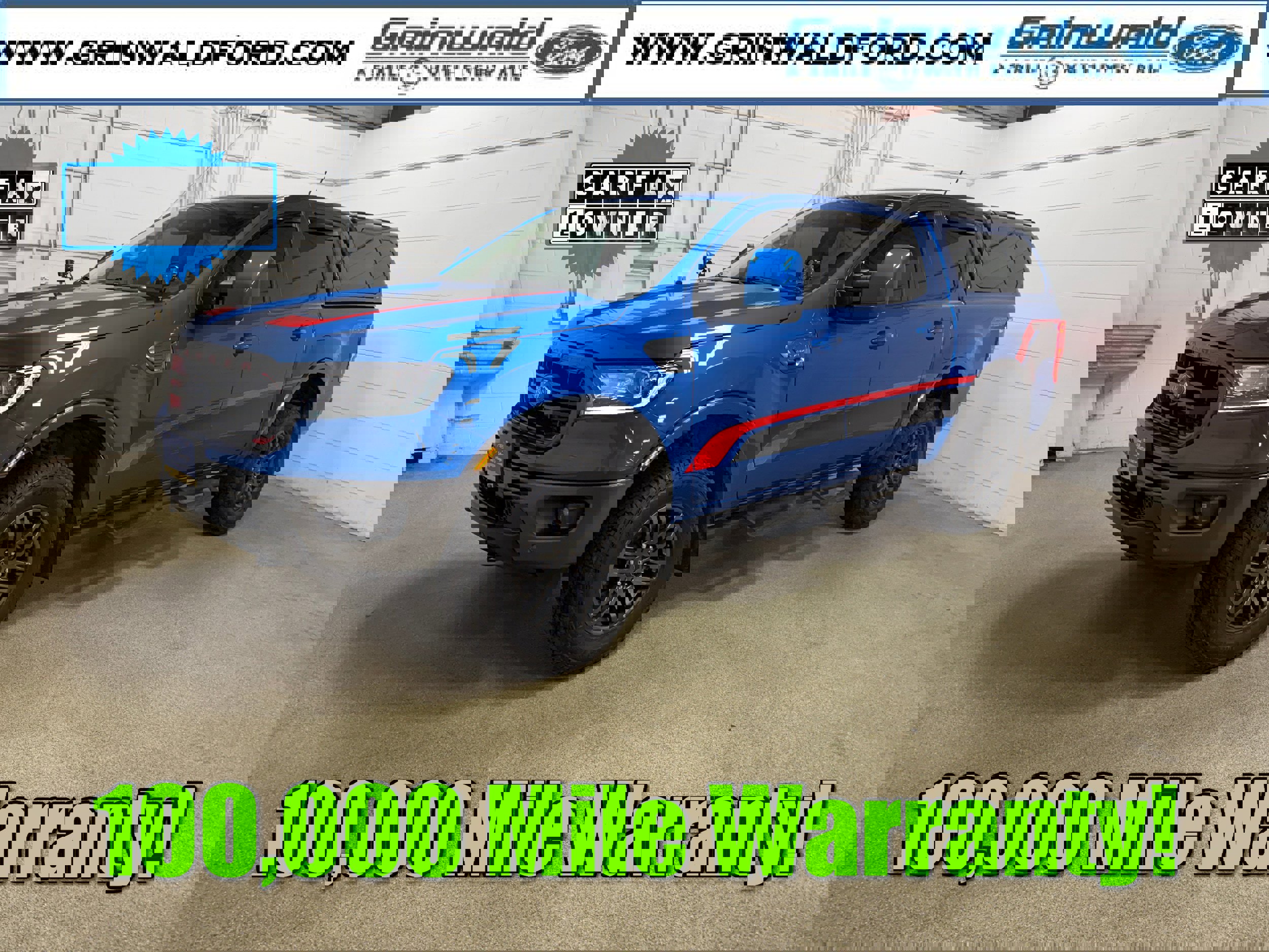 Certified 2022 Ford Ranger Lariat w/ Tremor Off-Road Package