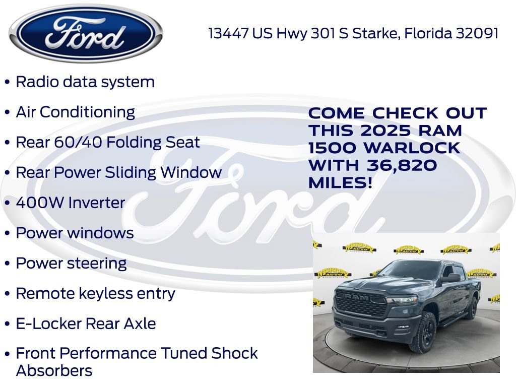 Used 2025 RAM 1500 Warlock AWD/4WD image 32