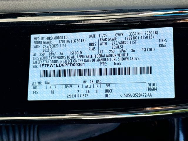 Certified 2023 Ford F150 XLT w/ Equipment Group 302A High AWD/4WD image 40