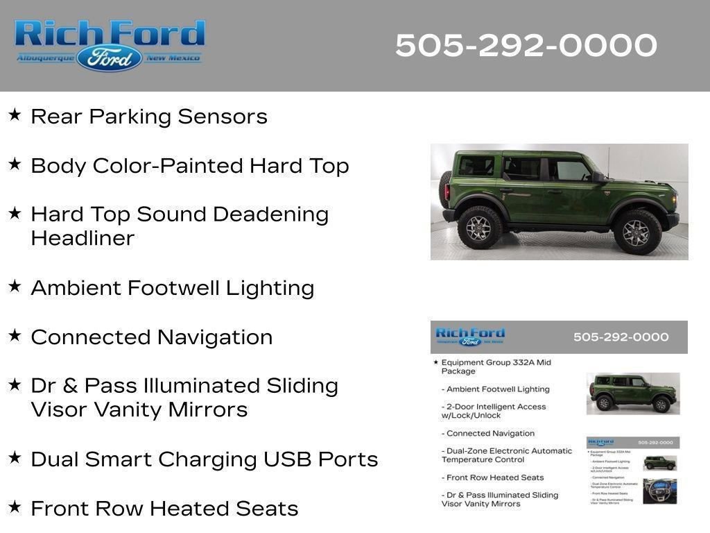 Certified 2025 Ford Bronco Badlands AWD/4WD image 78