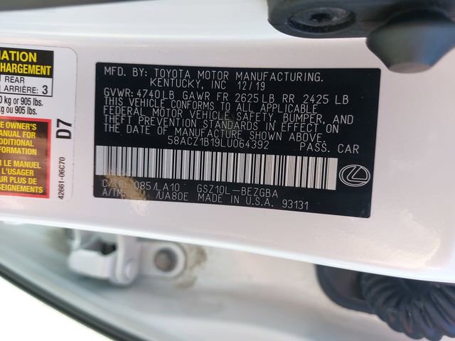 Used 2020 Lexus ES 350 w/ Accessory Package 2 FWD image 34