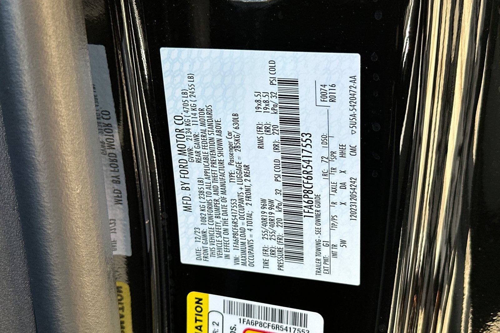 Certified 2024 Ford Mustang GT Premium RWD image 55