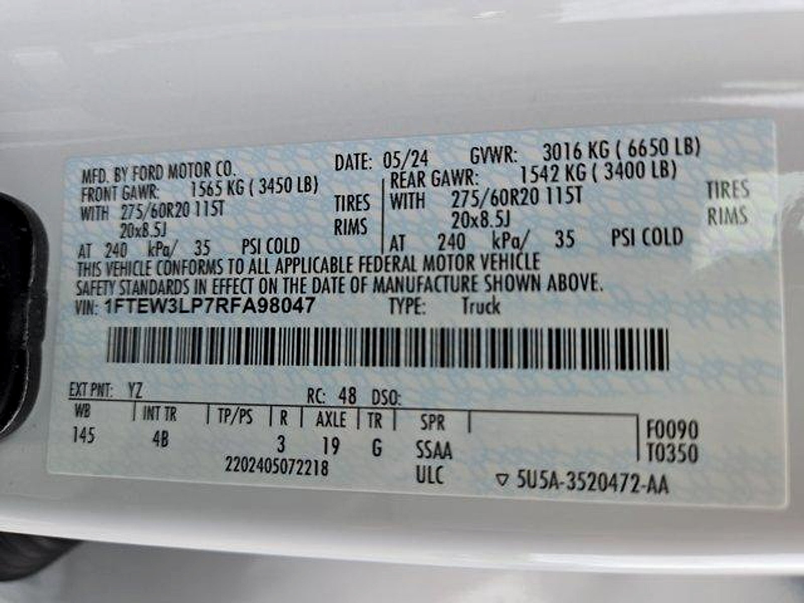 Certified 2024 Ford F150 XLT w/ Equipment Group 303A High AWD/4WD image 26