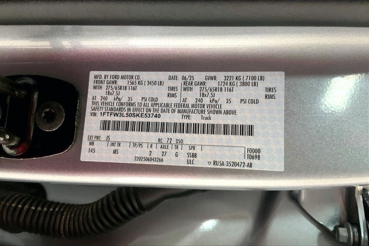 Certified 2025 Ford F150 XLT w/ Equipment Group 301A Standard AWD/4WD image 33