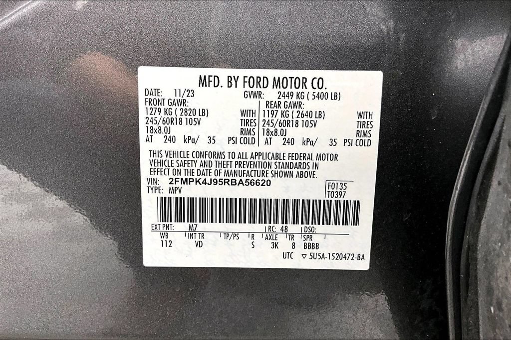 Certified 2024 Ford Edge SEL AWD/4WD image 35