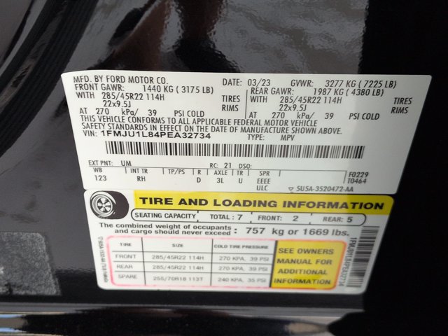 Certified 2023 Ford Expedition Platinum RWD image 39