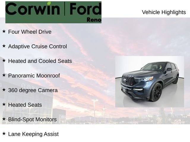 Certified 2022 Ford Explorer ST w/ Equipment Group 401A AWD/4WD image 7