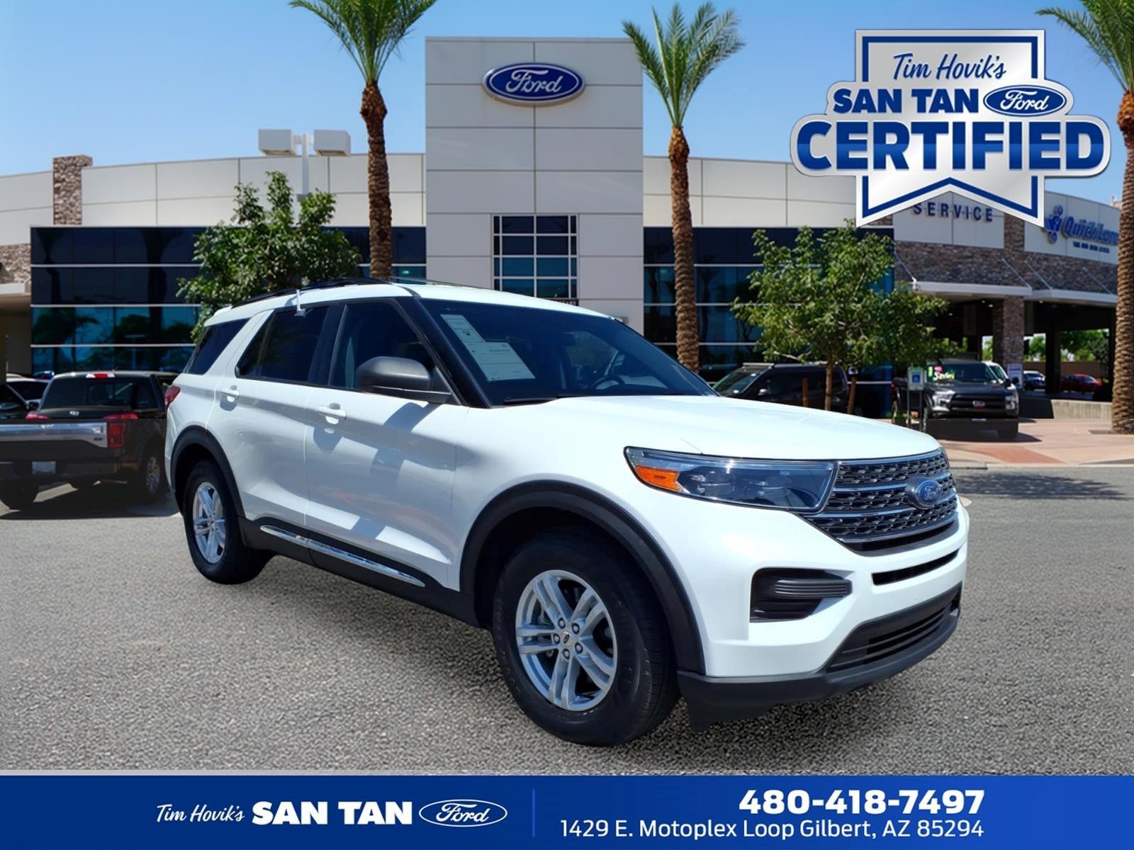 Certified 2023 Ford Explorer XLT RWD image 1