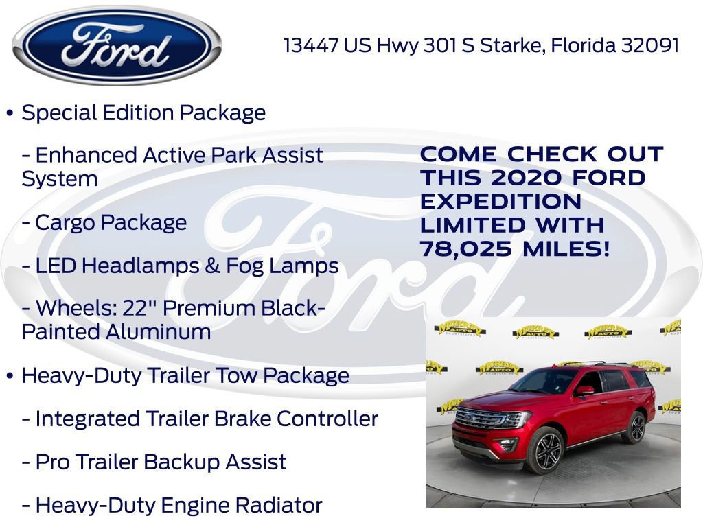 Certified 2020 Ford Expedition Limited w/ Special Edition Package image 22
