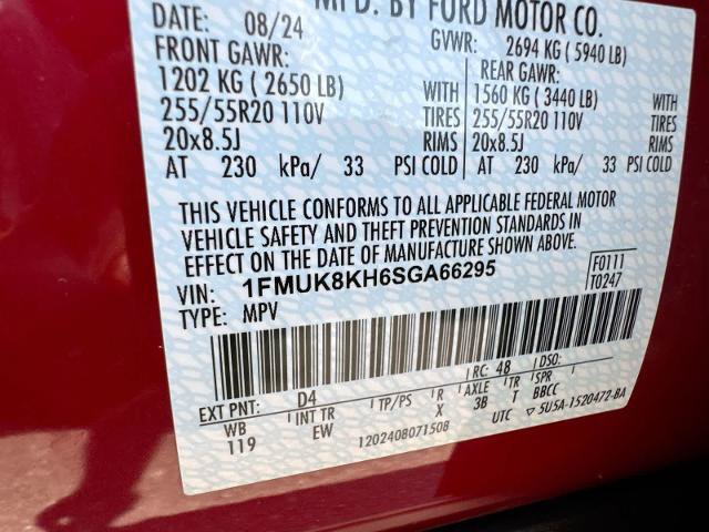 Certified 2025 Ford Explorer ST-Line AWD/4WD image 37
