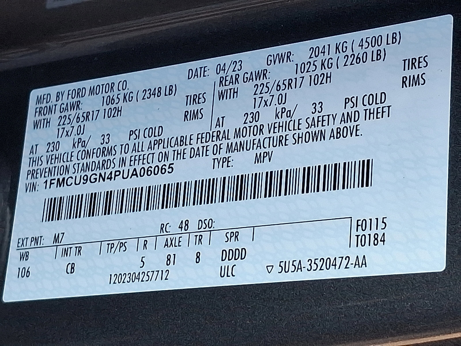 Certified 2023 Ford Escape Active w/ Tech Pack #1 image 26