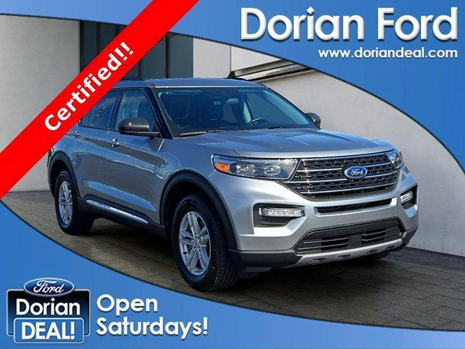 Certified 2023 Ford Explorer XLT w/ Equipment Group 202A AWD/4WD image 1