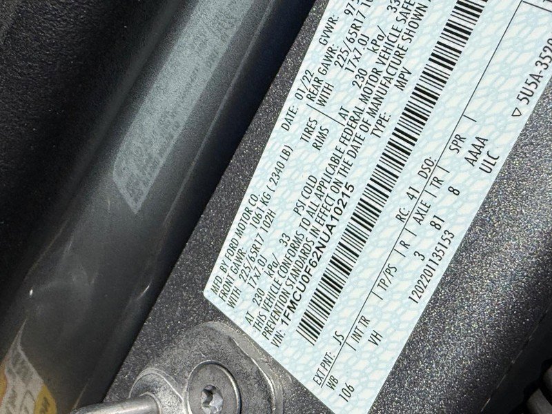 Certified 2022 Ford Escape S image 28