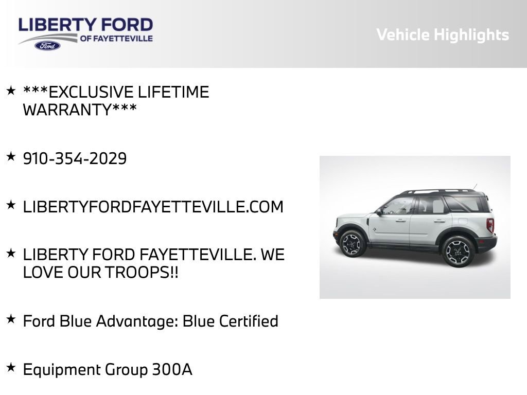 Certified 2024 Ford Bronco Sport Outer Banks AWD/4WD image 5