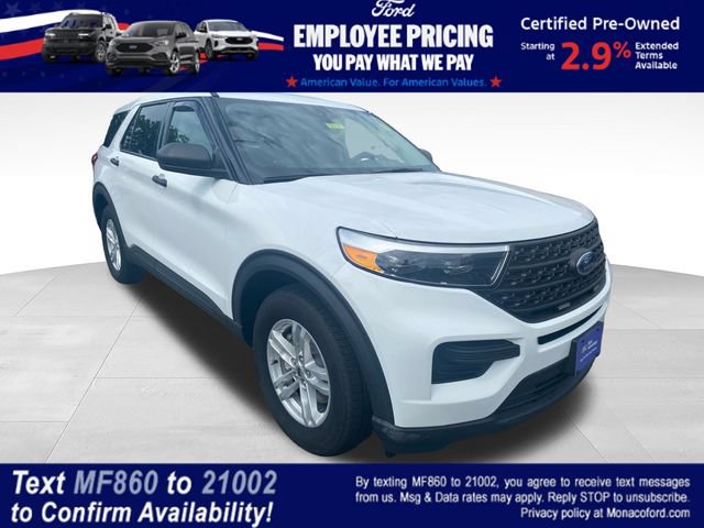 Certified 2022 Ford Explorer 4WD w/ Class IV Trailer Tow Package