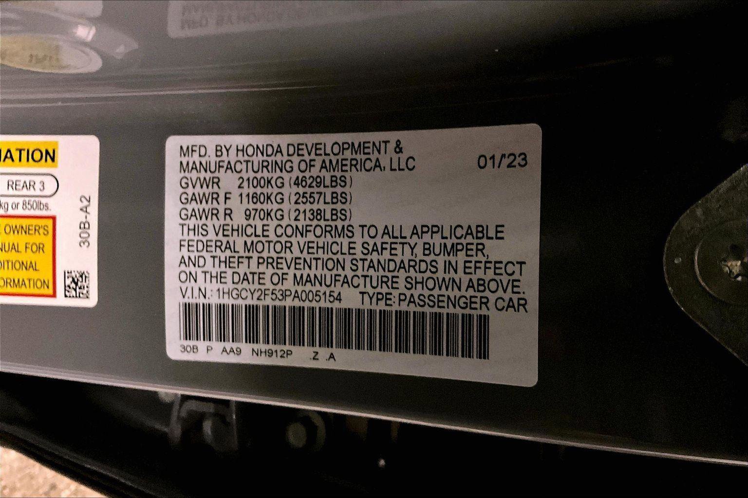 Used 2023 Honda Accord Sport image 32