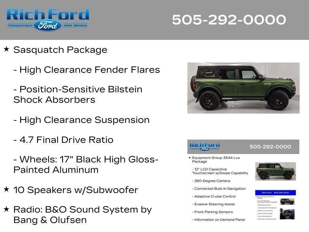 Certified 2023 Ford Bronco Wildtrak AWD/4WD image 69