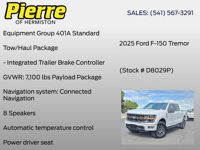 Certified 2025 Ford F150 Tremor w/ Tow/Haul Package AWD/4WD image 6