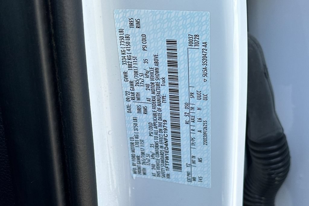 Certified 2022 Ford F150 XLT AWD/4WD image 26