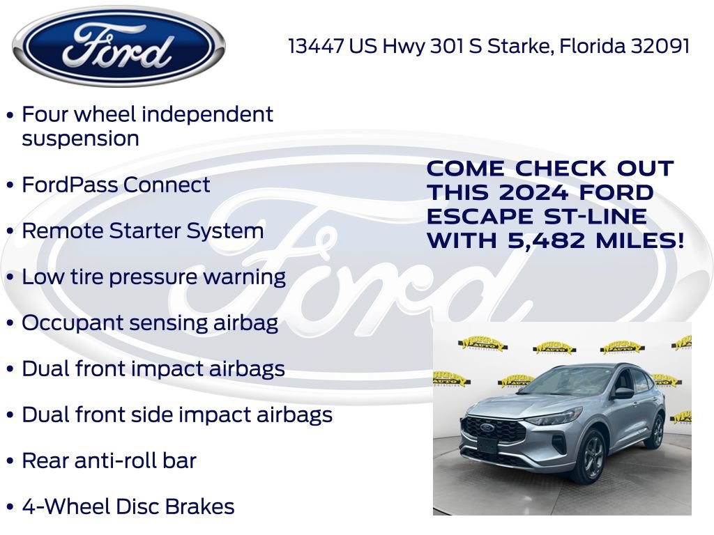 Certified 2024 Ford Escape ST-Line w/ Tech Pack #1 AWD/4WD image 32