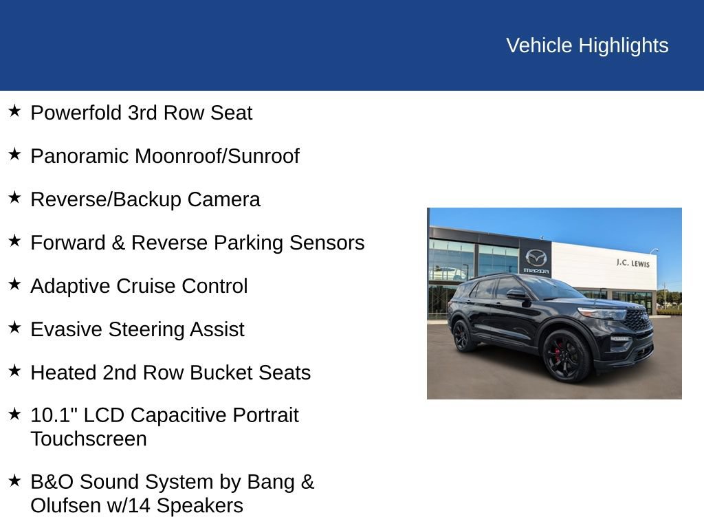 Certified 2023 Ford Explorer ST w/ Equipment Group 401A AWD/4WD image 33