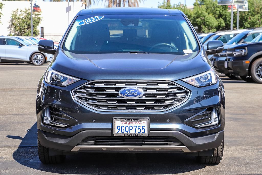 Certified 2023 Ford Edge Titanium w/ Class II Trailer Tow Package AWD/4WD image 2