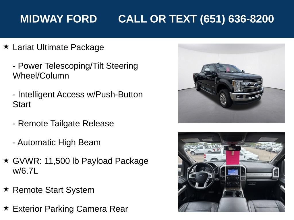 Certified 2019 Ford F350 Lariat w/ Lariat Ultimate Package AWD/4WD image 25