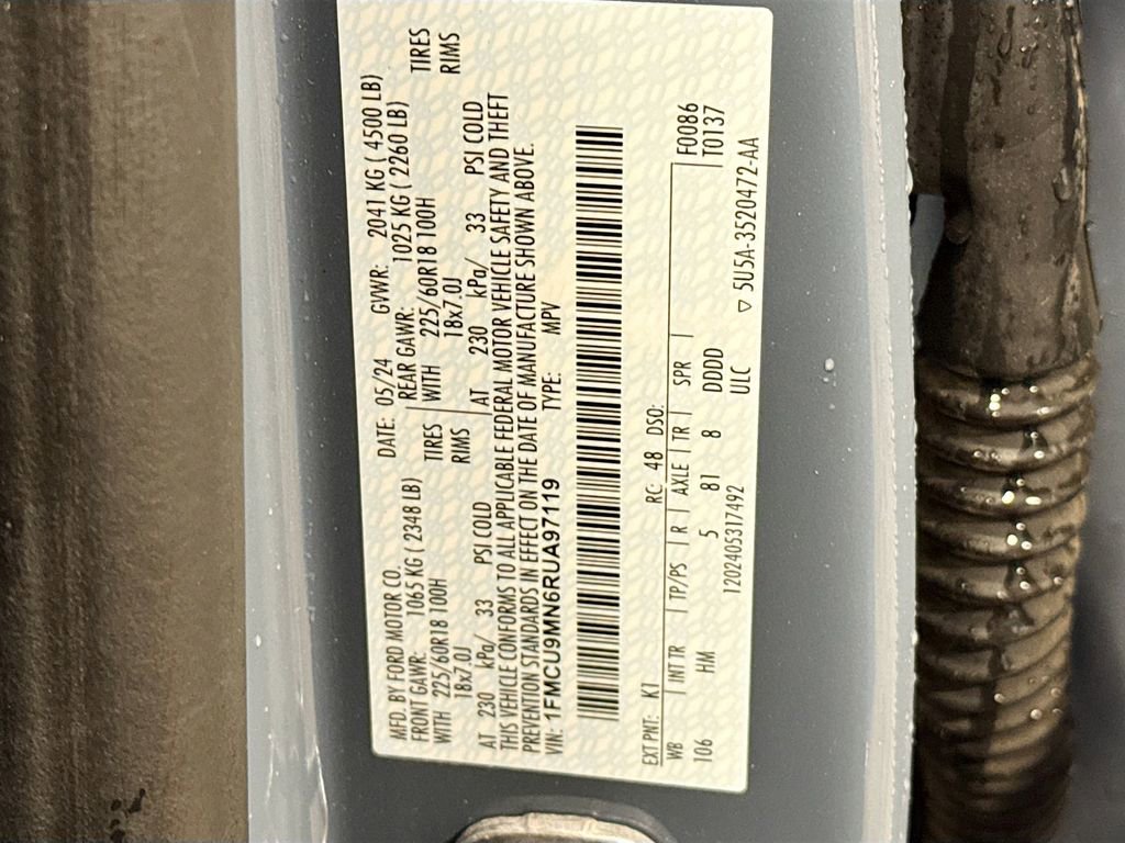 Certified 2024 Ford Escape ST-Line w/ Tech Pack #1 AWD/4WD image 25