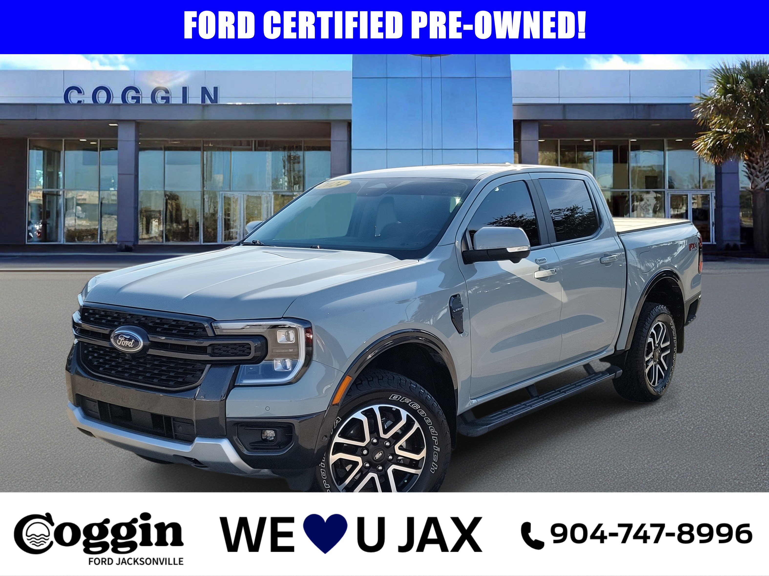 Certified 2024 Ford Ranger Lariat w/ FX4 Off-Road Package