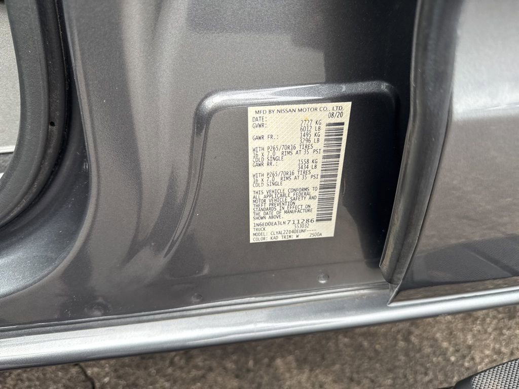 Used 2020 Nissan Frontier SV image 53