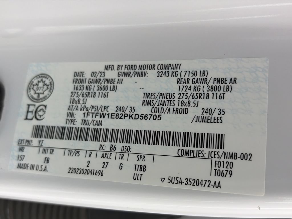 Certified 2023 Ford F150 XLT w/ Equipment Group 302A High AWD/4WD image 9