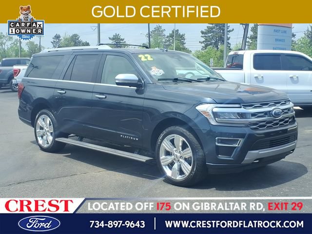 Certified 2022 Ford Expedition Max Platinum AWD/4WD image 1