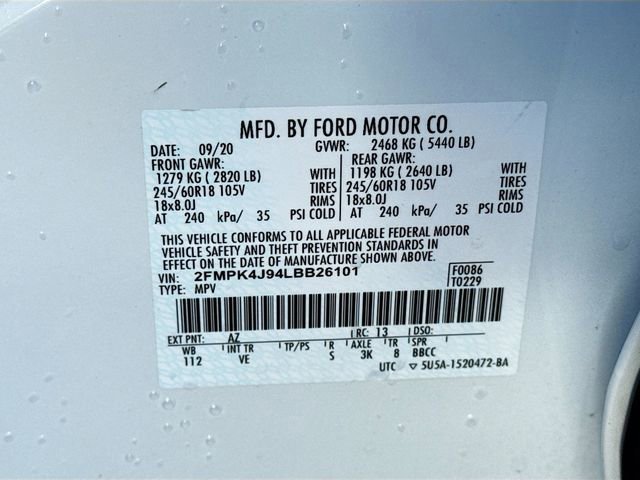 Certified 2020 Ford Edge SEL w/ Convenience Package image 36