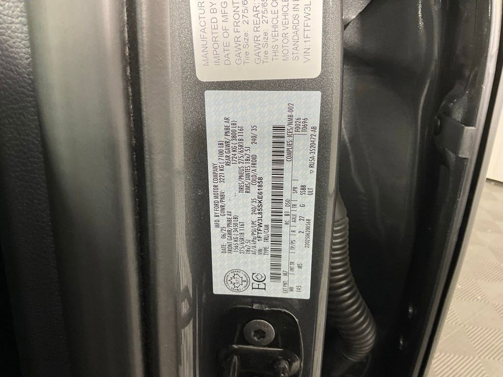 Certified 2025 Ford F150 XLT w/ Equipment Group 301A Standard AWD/4WD image 26