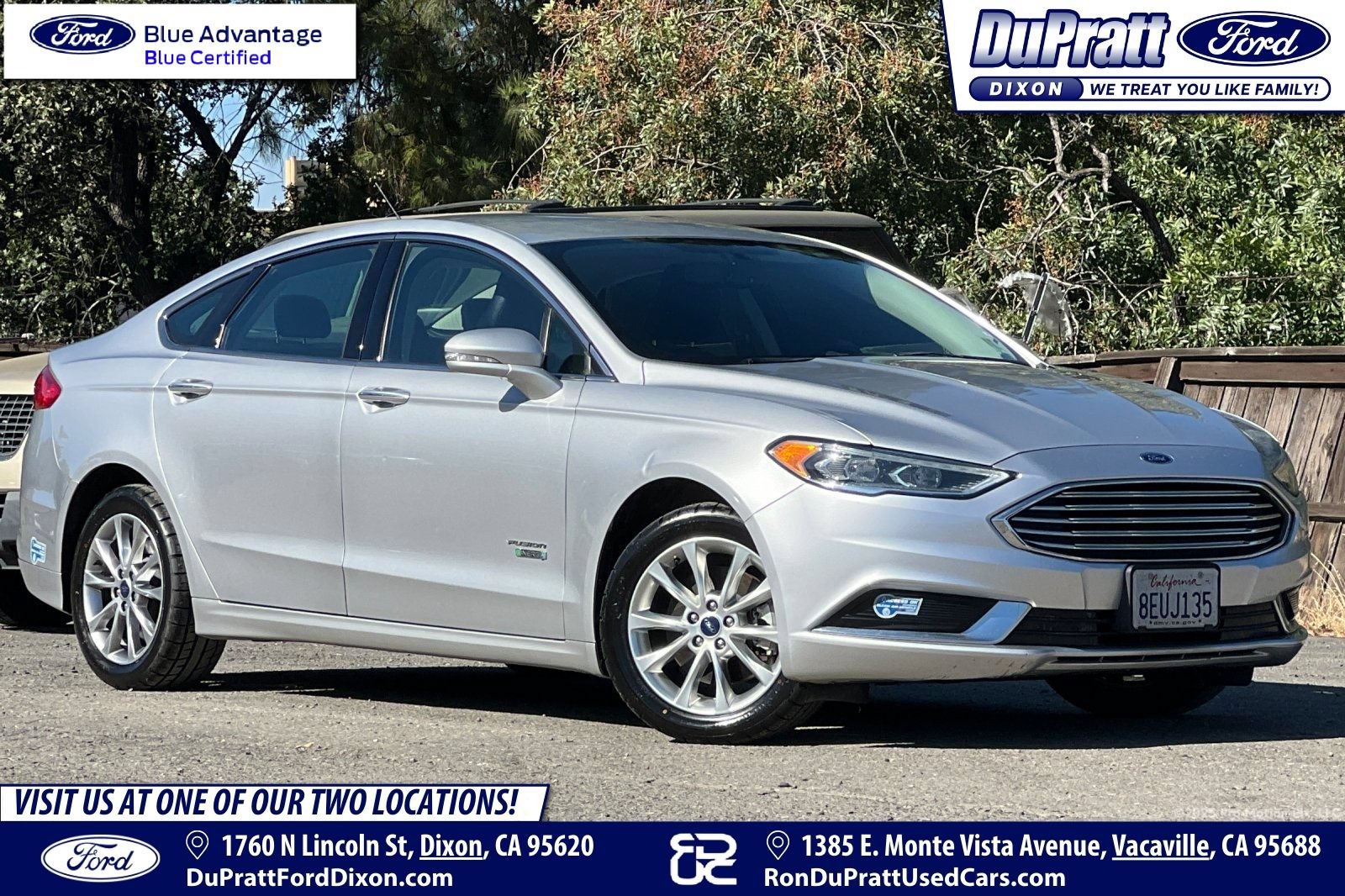 Certified 2018 Ford Fusion Energi SE FWD image 1