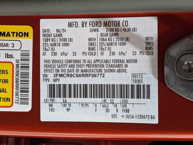 Certified 2024 Ford Bronco Sport Outer Banks w/ Tech Package AWD/4WD image 25